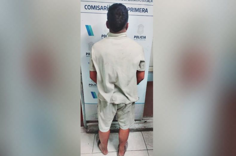 El sujeto tiene 23 años y se tornó agresivo con la policía.&nbsp;