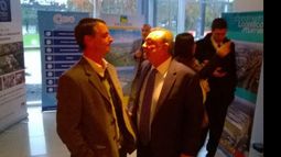 ENCUENTRO. Zúccaro, con el kirchnerista Laurent, al que quiere en su gabinete..