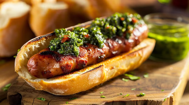 El choripán está en el puesto 23 entre los mejores sándwiches del mundo. (Infobae).