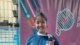 Melina Escudero es alumna de la Escuela Municipal de Natación para personas con discapacidad (PCD).