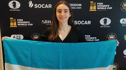 BANDERA. Candela Francisco se dio el gusto de hacer tablas con la preclasificada 11 del mundial.