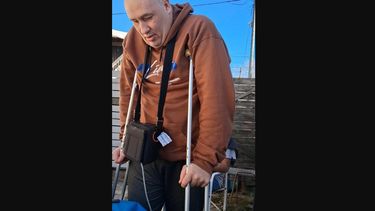 Darío Schaab debe operarse para volver a caminar con normalidad. Darío Schaab debe operarse para volver a caminar con normalidad.