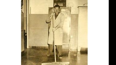 Don Tapia, histórico portero de la Escuela 11..