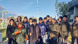 EQUIPO. La delegación del Club Municipal Lagomarsino que compitió en Merlo.