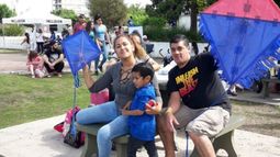 BARRILETES. Las familias participaron del encuentro..