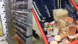 Falta de higiene y mercadería vencida en el Carrefour de ruta 8 y Guido.