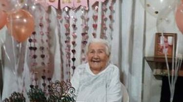 Antonia Rojas celebra hoy sus 102 años.&nbsp;