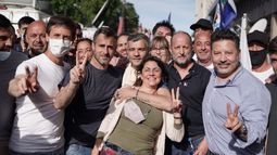 Achával junto a Martín Insaurralde, entre otros..