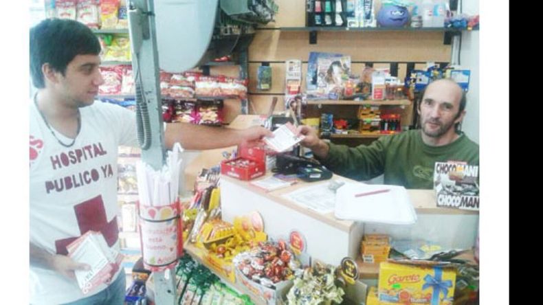 El molinismo salió a la calle con una campaña con eje en la salud..