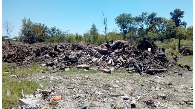 BASURA. Uno de los predios que fue clausurado..
