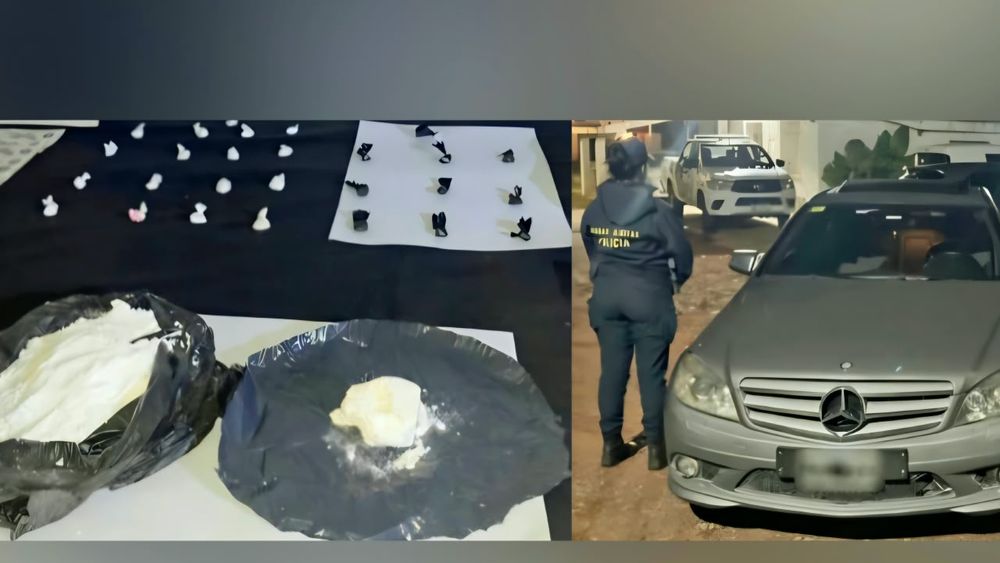 OPERATIVO. En la vivienda allanada se secuestró droga y un automóvil.&nbsp;