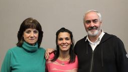 CANDIDATOS. Natalia Espasa con Vilma Ripoll y Alejandro Bodart. &nbsp;