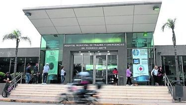 HOSPITAL ABETE. La víctima fue atendida tras descompensarse, pero finalmente murió. .