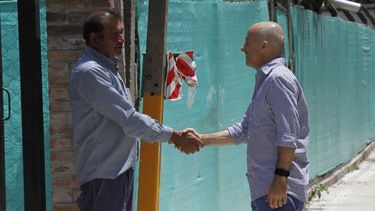 Ducoté recorrió obras en Villa Rosa