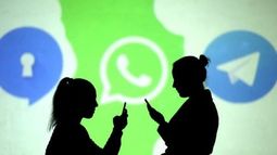 Whatsapp comienza a perder hegemonía ante otras apps (Imagen: Reuters)..