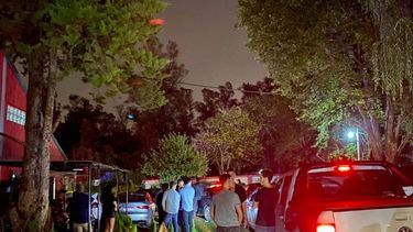 Desconcentración de los asistentes a la fiesta, luego de la clausura..