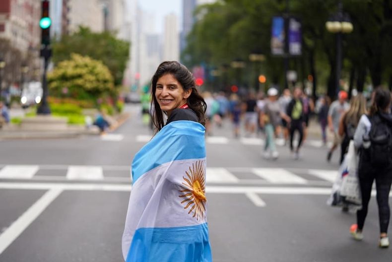 Daiana Ocampo llevará la bandera nacional y de Pilar a los Juegos Olímpicos.