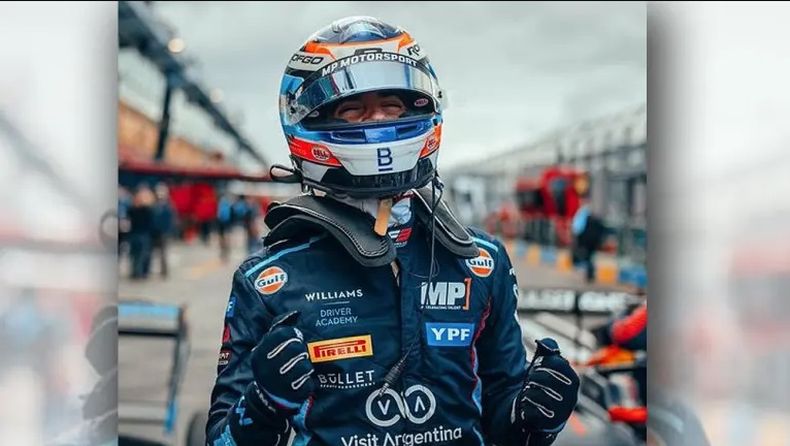 Franco Colapinto consiguió la súper licencia F1 y dio el salto a la Fórmula 2 para el 2024.