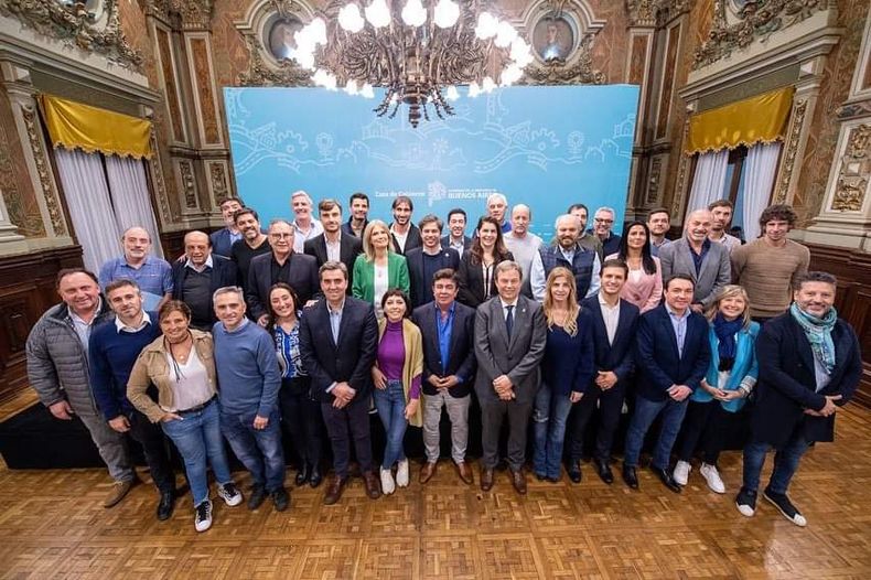 PRIMERA FILA. Achával es parte de los intendentes que van por la reelección de Kicillof. &nbsp;