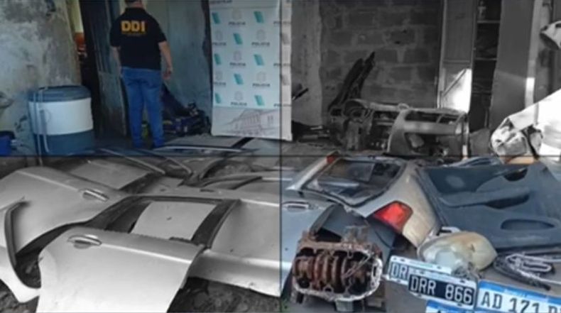 Los detenidos ocultaban autopartes de vehculos robados en sus domiciliosnbsp