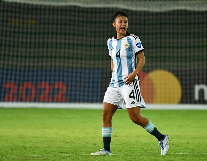 Julieta Cruz form&oacute; parte del plantel albiceleste en el Mundial de Australia-Nueva Zelanda 2023.