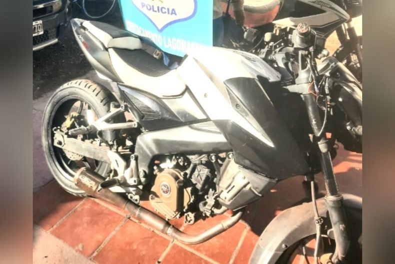 La moto recuperada había sido robada en 2022.