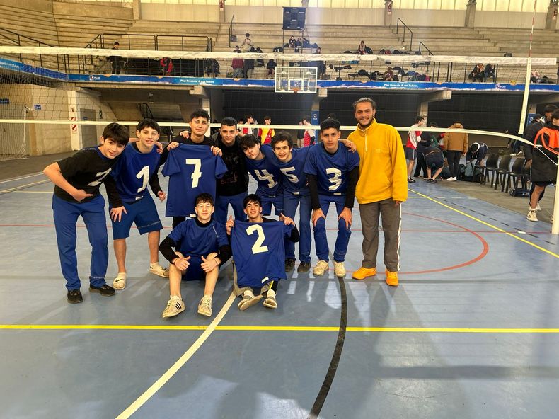 ETAPA LOCAL. El colegio Buenos Aires se consagró campeón Sub 16 masculino.