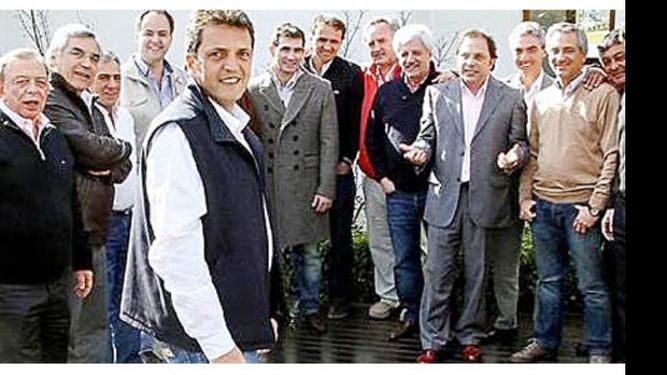 ¿SE REPITE? Massa quiere volver a mostrar la foto familiar del Frente Renovador..