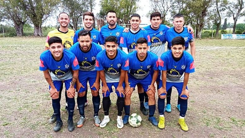 EMPATE. El equipo de San Alejo que le robó un punto al líder de la Zona Campeonato..