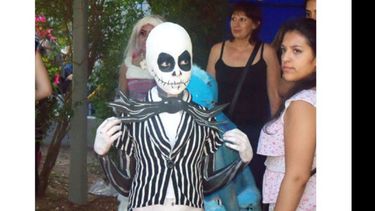 Una versión pilarense de Jack Skeleton, el personaje de Tim Burton..