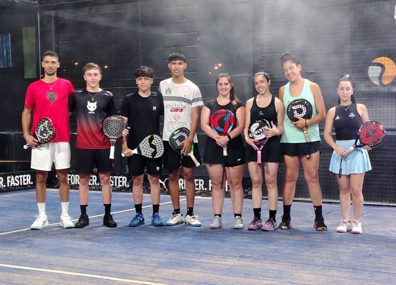Los protagonistas de la noche en el Roby Gattiker Center de Pilar.