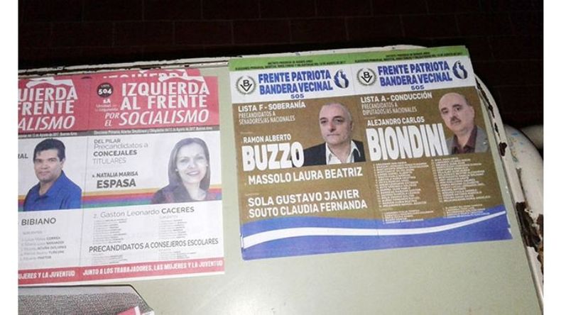 LOS EXTREMOS SE TOCAN. A la hora de ordenar las boletas en el cuarto oscuro, puede suceder que se “acerquen” (al menos en los papeles) posiciones ideológicas que están en las antípodas. Así, en la Escuela 7 de La Lomita pudo verse a Natalia Espasa, de Izquierda al Frente, a centímetros del tristemente célebre Alejandro Biondini, abanderado de la ultraderecha vernácula. “Entre él y yo, mejor la izquierda”, expresó la joven, enterada de la situación..