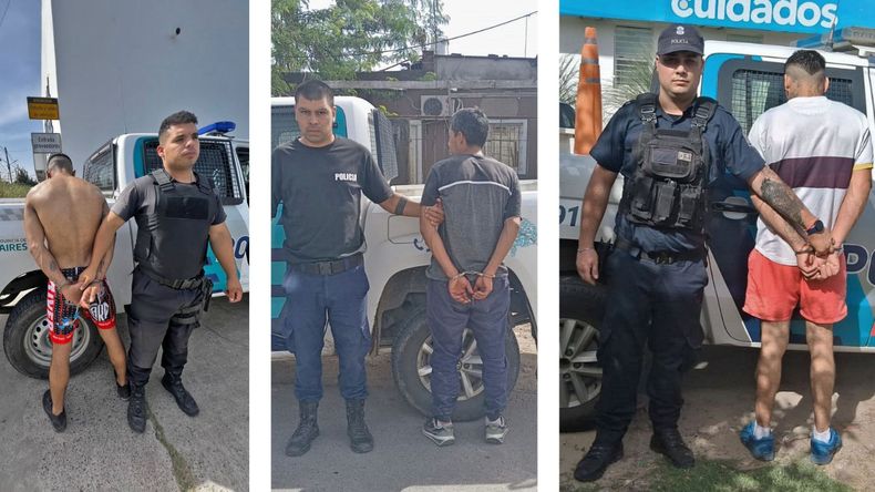 Tres de los delincuentes fueron detenidos en el lugar y el cuarto fue arrestado en un allanamiento.&nbsp;