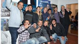 NO LLEGARON. Pero igual hubo festejos en el randazzismo de Pilar. .