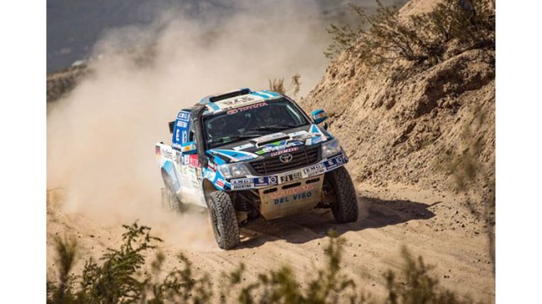 CONSTANTE. Naivirt continúa con ritmo parejo en la edición 2017 del Dakar..