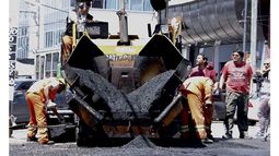 ASFALTO. El centro se lleva la mayor cantidad de obras..