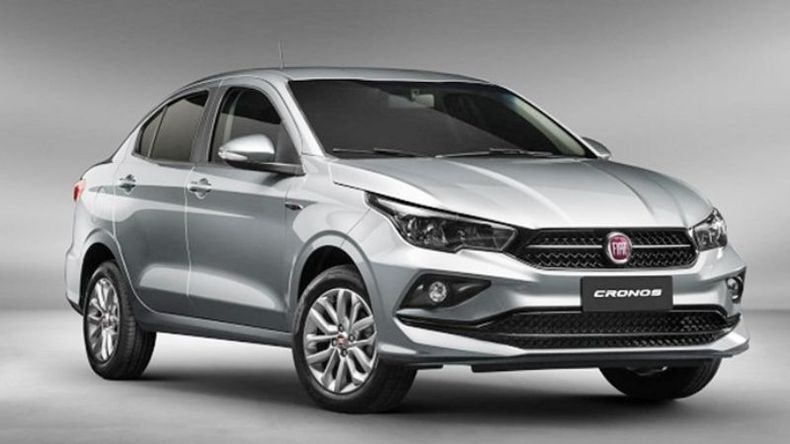 ELEGIDO. Fiat Cronos fue el modelo más vendido con 3.161 unidades..