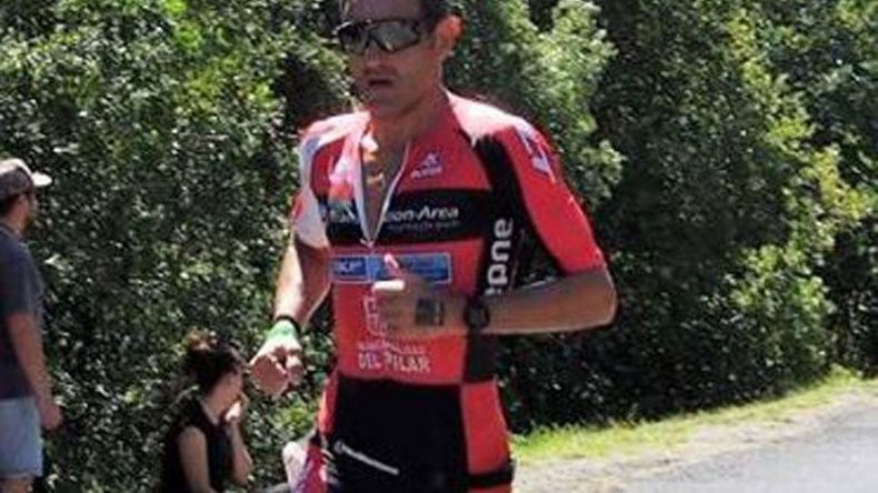 TIEMPO. Chapa completó el IronMan de Orlando en 4h17’40”..