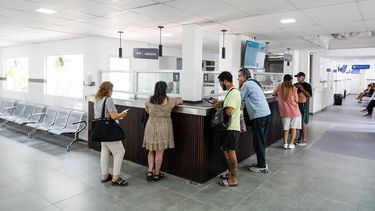 OBRAS. La zona de admisión es una de las que ya fue renovada.