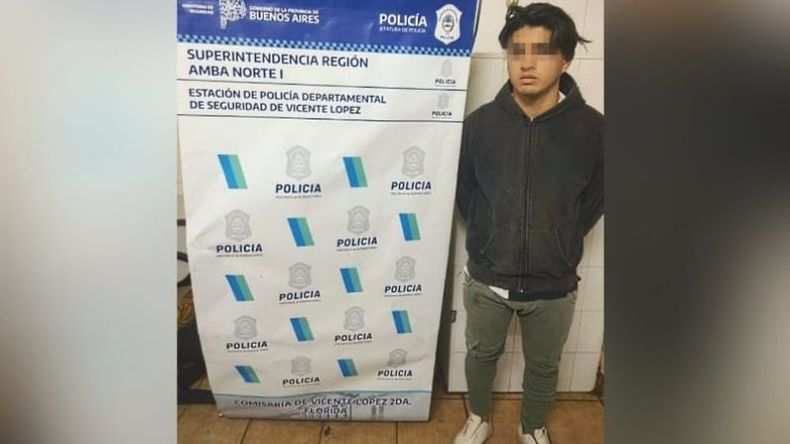 El único detenido hasta ahora tiene 19 años y es oriundo de Maquinista Savio. .