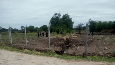 OPERATIVO. El Municipio paralizó la obra denunciada en Los Tambos. &nbsp;