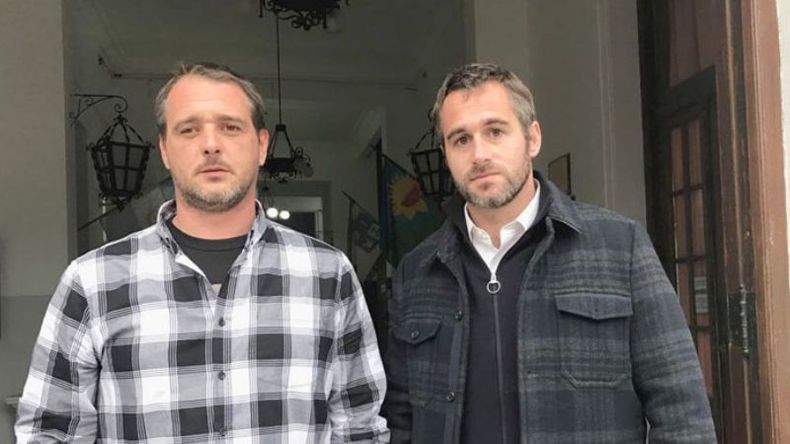 SERIOS. Laurent y Achával, ayer, tras la reunión con Ducoté..
