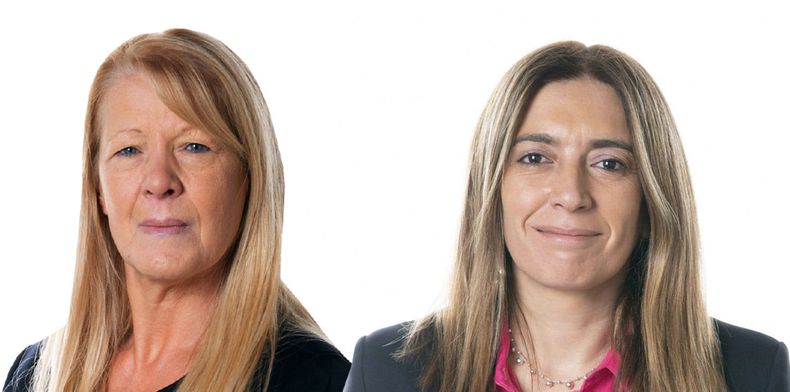 CHARLA. Este lunes, con Margarita Stolbizer y Danya Tavela.