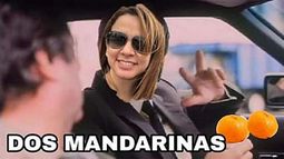 MEME. Zakhem recreando el “tres empanadas” de Brandoni, pero con mandarinas..