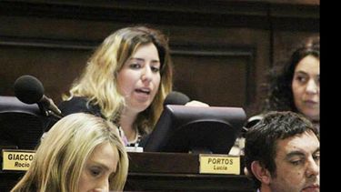 La pilarense Lucía Portos, una de las autoras de la iniciativa..