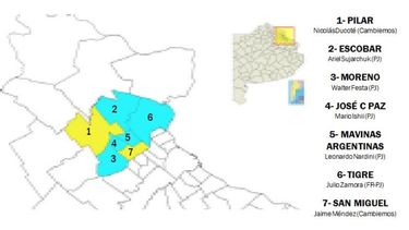 Un mapa de colores, la clave geopolítica en el año electoral
