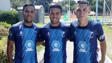 LOCALES. Esteban Inofre, Cristian Fargi y Braian Navarro, los pilarenses de Selección..