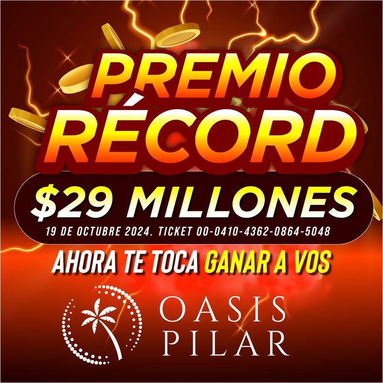 Bingo Oasis entregó el premio más alto de su historia el pasado fin de semana.&nbsp;