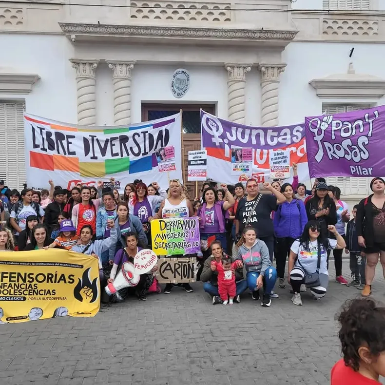 MARCHA. Las mujeres volverán a la calle en Pilar este jueves.