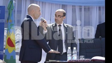 (NAHUEL AGUILAR). SÍ, JURO. Ducoté junto a Osvaldo Pugliese..